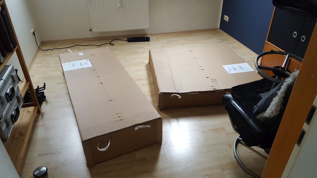 Desk Assembly Step 1